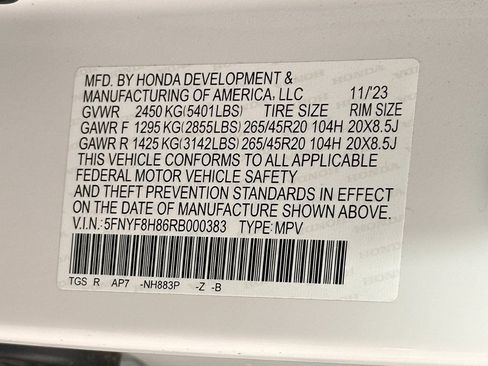 Used 2024 Honda Passport Black Edition image 62