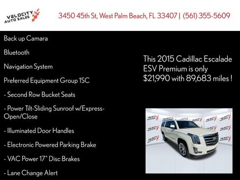 Used 2015 Cadillac Escalade ESV Premium image 31