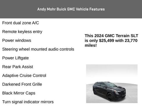 Used 2024 GMC Terrain SLT w/ Elevation Edition image 16