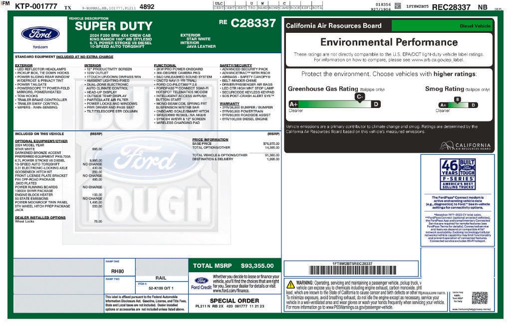 Used 2024 Ford F250 King Ranch AWD/4WD image 6