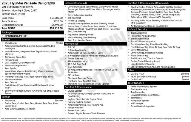 Certified 2025 Hyundai Palisade Calligraphy AWD/4WD image 12