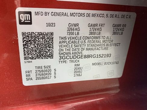 Used 2024 Chevrolet Silverado 1500 LTZ w/ Technology Package image 37