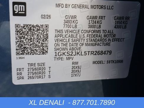 New 2026 GMC Yukon XL Denali w/ Sun & Power Step Package AWD/4WD image 32