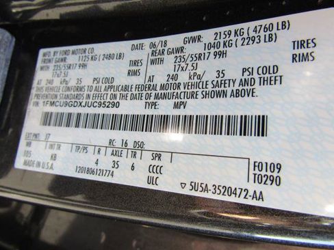 Certified 2018 Ford Escape SE AWD/4WD image 25