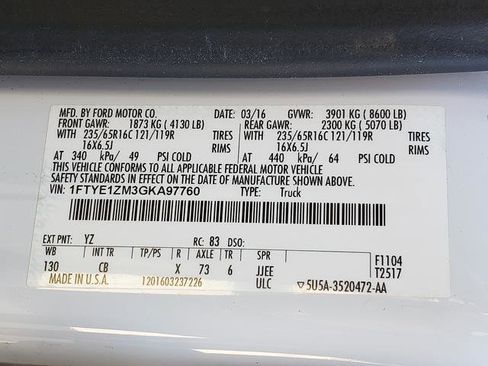 Used 2016 Ford Transit 150 130 Low Roof image 24