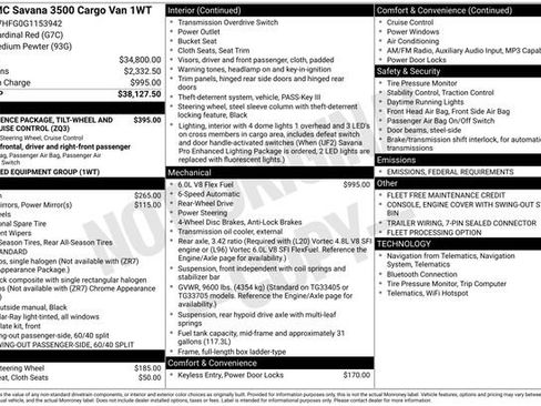 Used 2016 GMC Savana 3500 Extended image 9