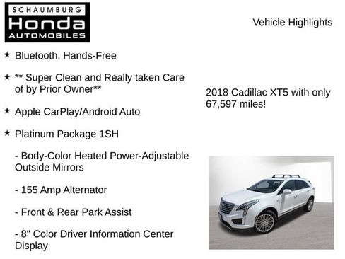 Used 2018 Cadillac XT5 Platinum AWD/4WD image 8