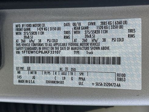 Used 2018 Ford F150 XL w/ Equipment Group 101A Mid image 35