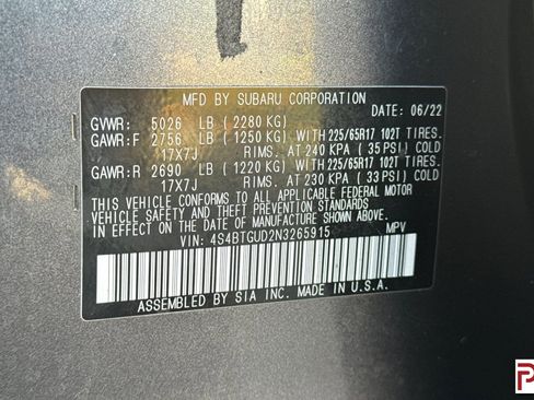 Used 2022 Subaru Outback Wilderness image 37