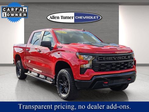 Used 2023 Chevrolet Silverado 1500 Custom Trail Boss w/ LPO, Dark Essentials Package image 1