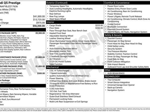 Used 2018 Audi Q5 Prestige w/ Prestige Package image 34