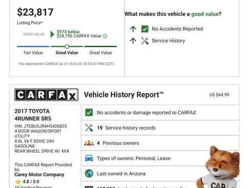 Used 2017 Toyota 4Runner SR5 image 3