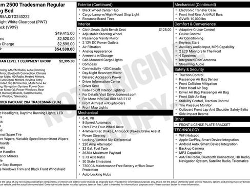 New 2026 RAM 2500 Tradesman image 5