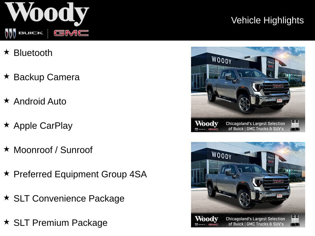 New 2026 GMC Sierra 2500 SLT w/ SLT Premium Package AWD/4WD image 3