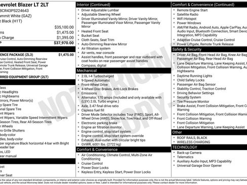 Used 2023 Chevrolet Blazer LT w/ Convenience Package image 19