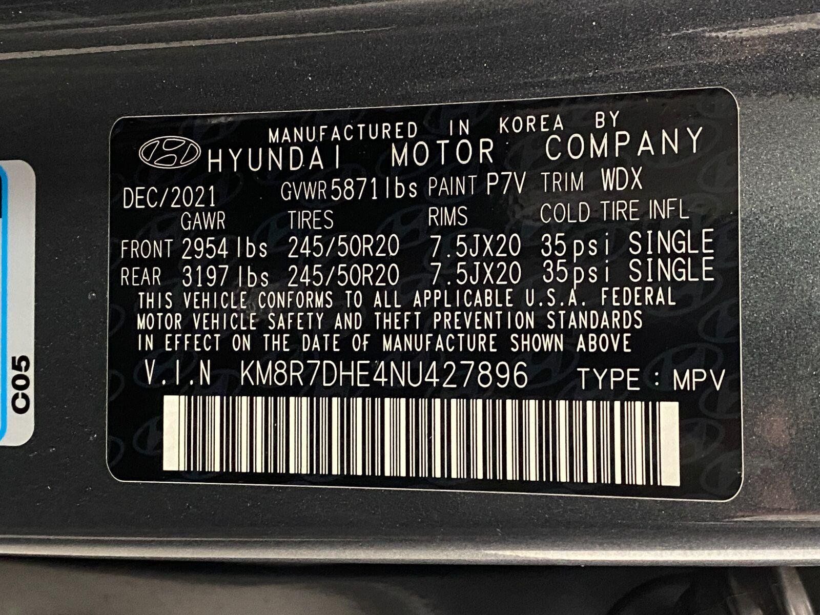 Used 2022 Hyundai Palisade Calligraphy AWD/4WD image 37