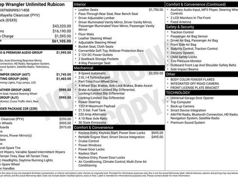 Used 2021 Jeep Wrangler Unlimited Rubicon image 15