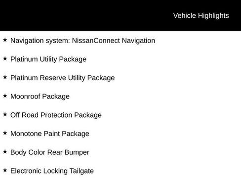 Used 2021 Nissan Titan Platinum Reserve w/ Moonroof Package image 7