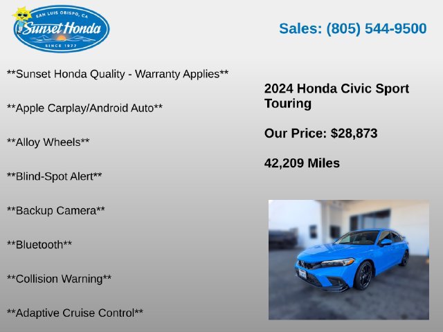 Used 2024 Honda Civic Sport Touring image 5