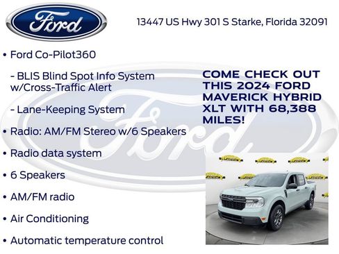 Certified 2024 Ford Maverick XLT w/ XLT Luxury Package FWD image 27