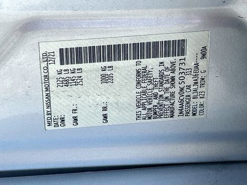 Used 2022 Nissan Maxima SV w/ Floor Mat Group FWD image 31