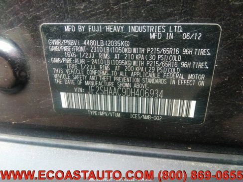 Used 2013 Subaru Forester 2.5X w/ Popular Pkg 1 image 10