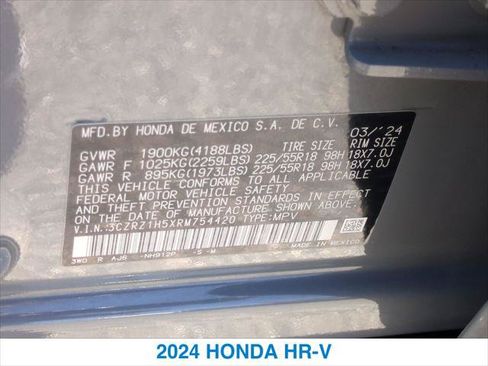 Certified 2024 Honda HR-V Sport image 26