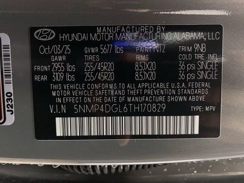 New 2026 Hyundai Santa Fe Limited image 40