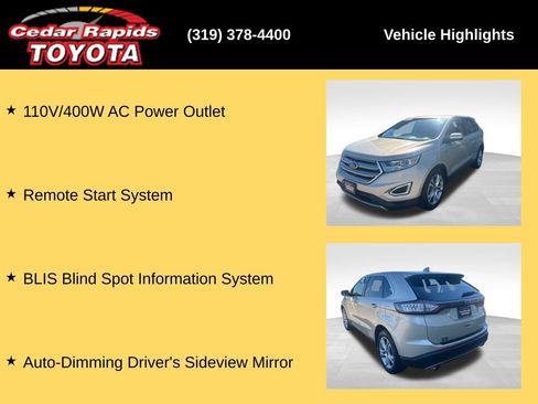 Used 2017 Ford Edge Titanium w/ Technology Package FWD image 30