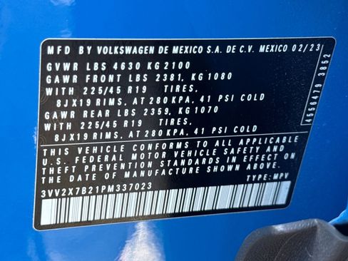 Certified 2023 Volkswagen Taos SEL AWD/4WD image 29