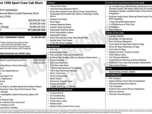 Used 2022 RAM 1500 Sport w/ Rebel Level 2 Equipment Group AWD/4WD image 15