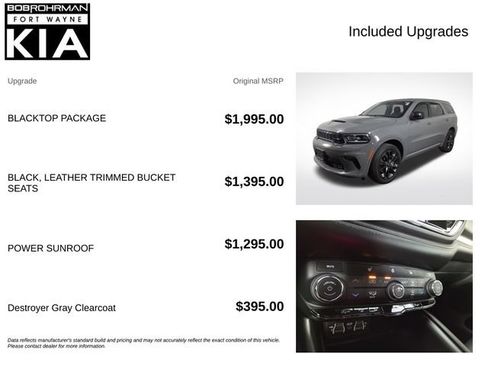 Used 2022 Dodge Durango GT w/ Blacktop Package AWD/4WD image 4