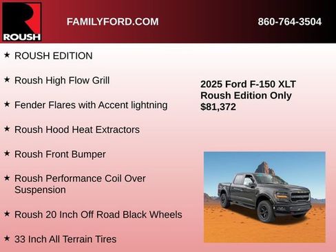 New 2025 Ford F150 XLT w/ Equipment Group 303A High image 30
