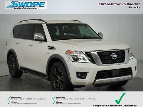 Used 2017 Nissan Armada Platinum w/ Captain Seat Package image 1