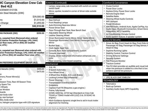 Used 2022 GMC Canyon Elevation w/ Trailering Package image 2