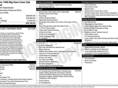 Used 2022 RAM 1500 Big Horn AWD/4WD image 53