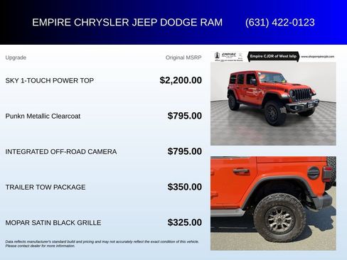 Used 2023 Jeep Wrangler Unlimited Rubicon 392 w/ Trailer Tow Package AWD/4WD image 6