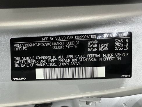 Used 2018 Volvo S90 T5 Momentum w/ Convenience Package image 32