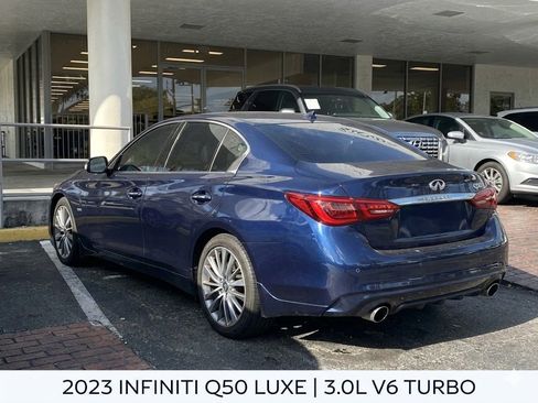 Used 2023 INFINITI Q50 Luxe w/ Cargo Package image 2