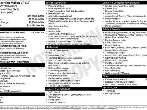 Used 2021 Chevrolet Malibu LT image 2