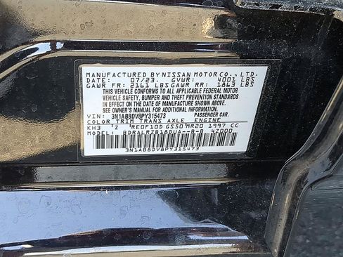 Used 2023 Nissan Sentra SR w/ Electronics Package FWD image 36