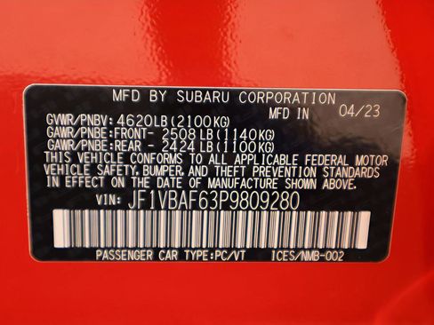 Used 2023 Subaru WRX Premium w/ Popular Package #2 AWD/4WD image 26
