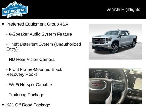 Used 2022 GMC Sierra 1500 SLT w/ X31 Off-Road Package AWD/4WD image 20