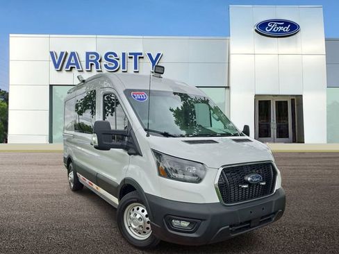 Certified 2023 Ford Transit 350 Medium Roof AWD w/ Upfitter Package image 1