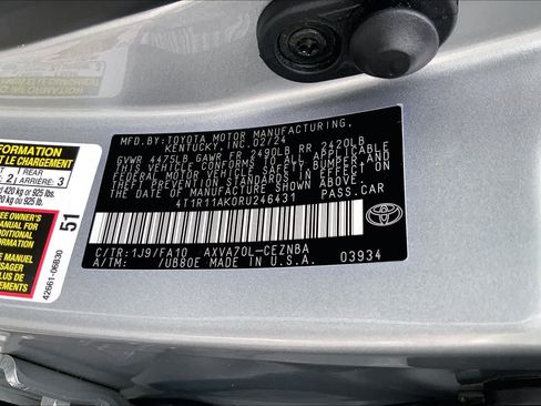 Used 2024 Toyota Camry LE w/ Convenience Package FWD image 36