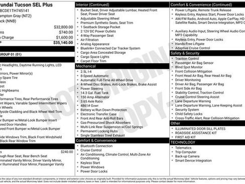 New 2026 Hyundai Tucson SEL Plus AWD/4WD image 24