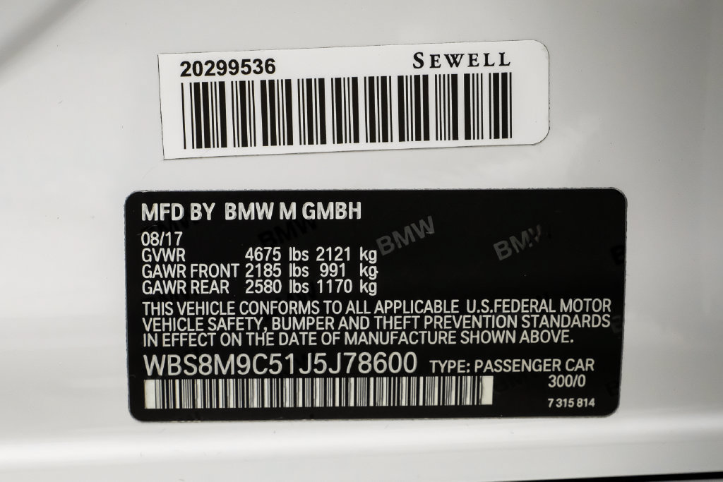 Used 2018 BMW M3 RWD image 55