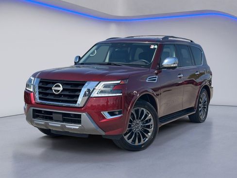 Used 2023 Nissan Armada Platinum w/ Captain's Chairs Package RWD image 3