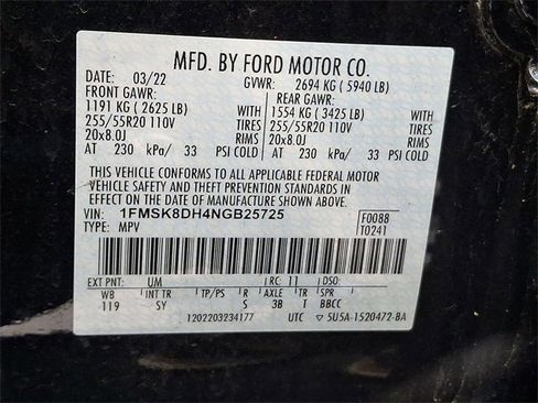Certified 2022 Ford Explorer XLT w/ Equipment Group 202A image 27