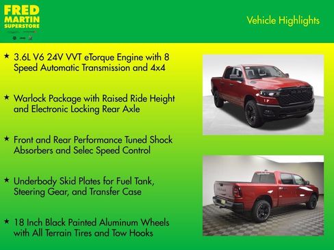 New 2026 RAM 1500 Warlock AWD/4WD image 8
